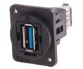 Feed-Through Adapter, USB 3.0 A Socket - USB 3.0 A Socket